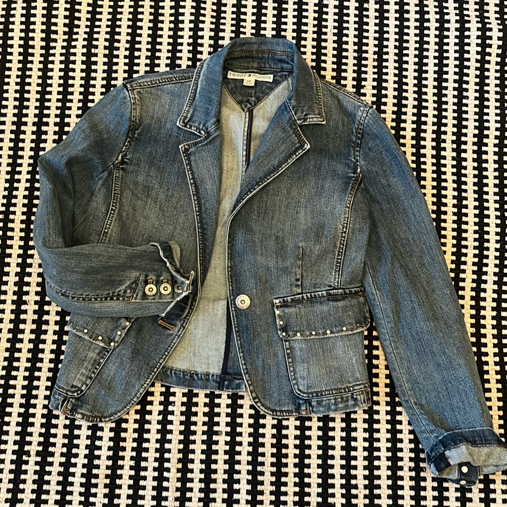 Tommy Hilfiger denim jacket women’s small